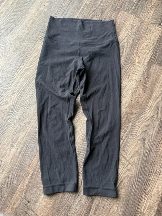 lululemon Black Align High-Rise Crop Leggings - 21” inseam - Picture 1 of 3